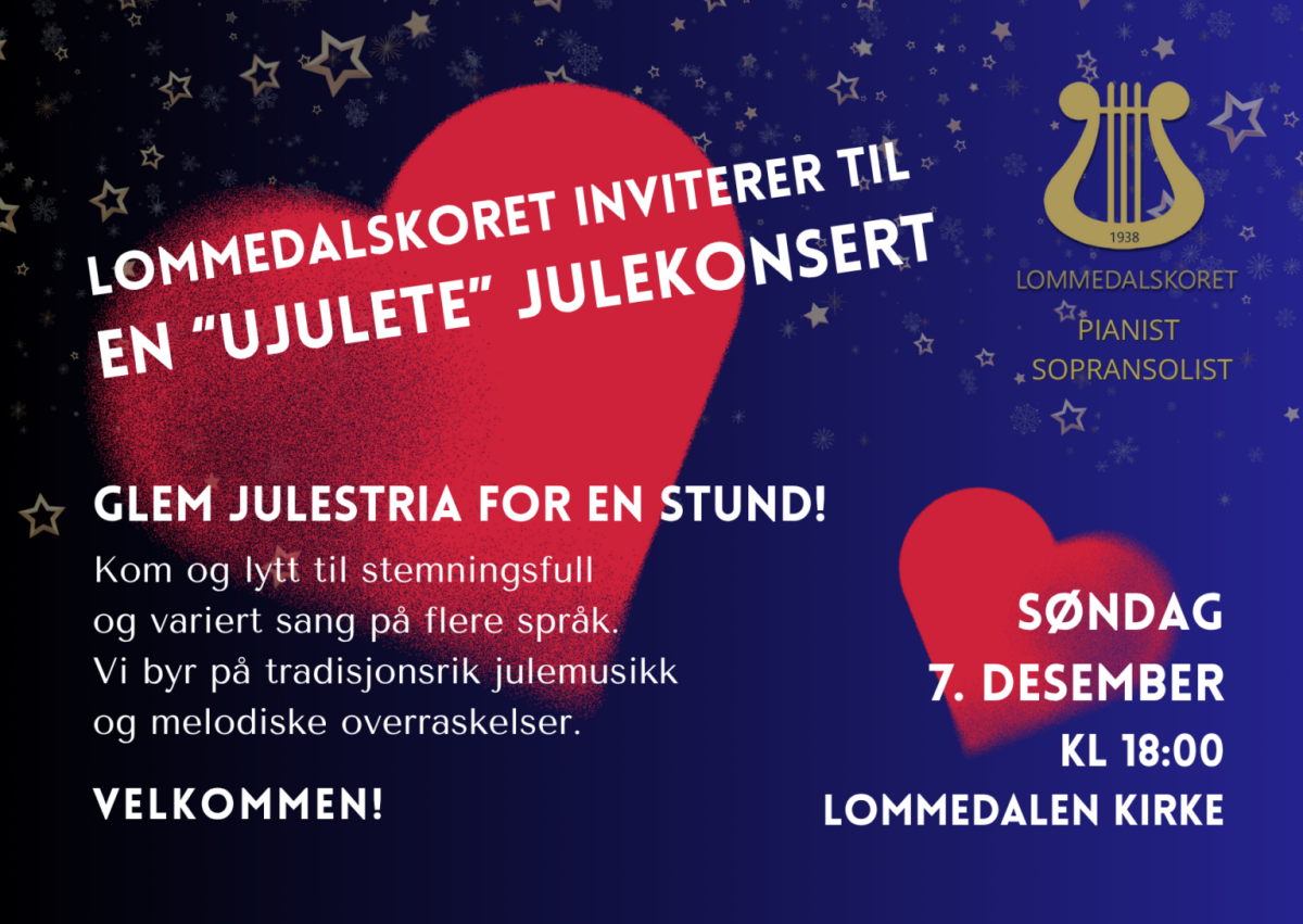 Velkommen til konsert 7. desember 2025 